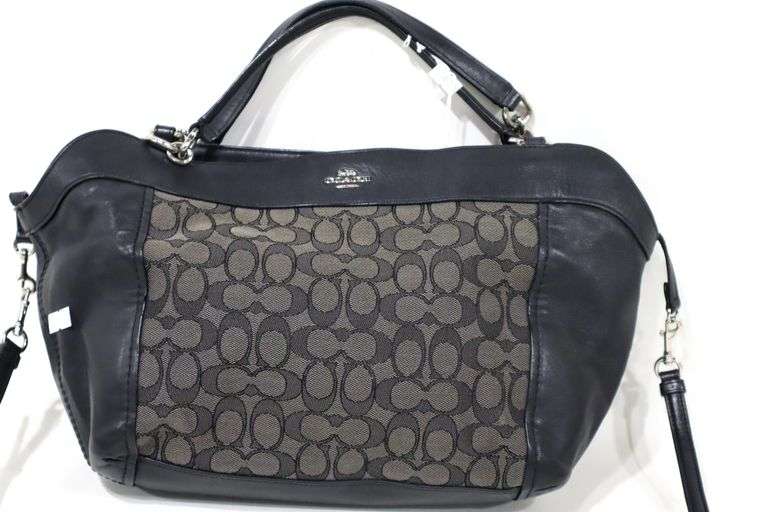 Coach small lexy signature hot sale
