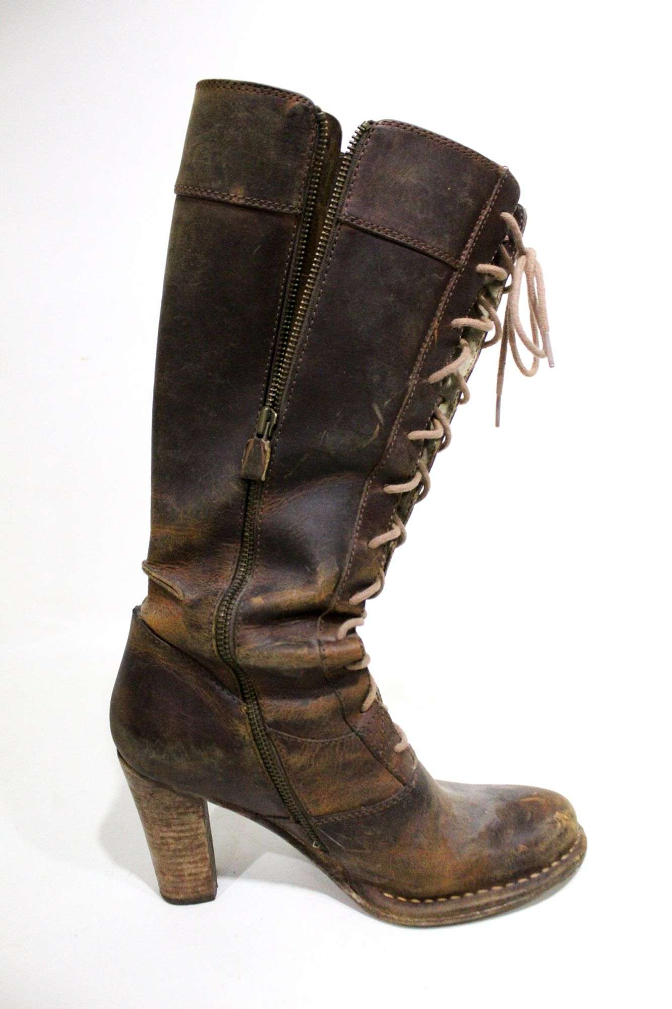 Frye villager lace up on sale boots