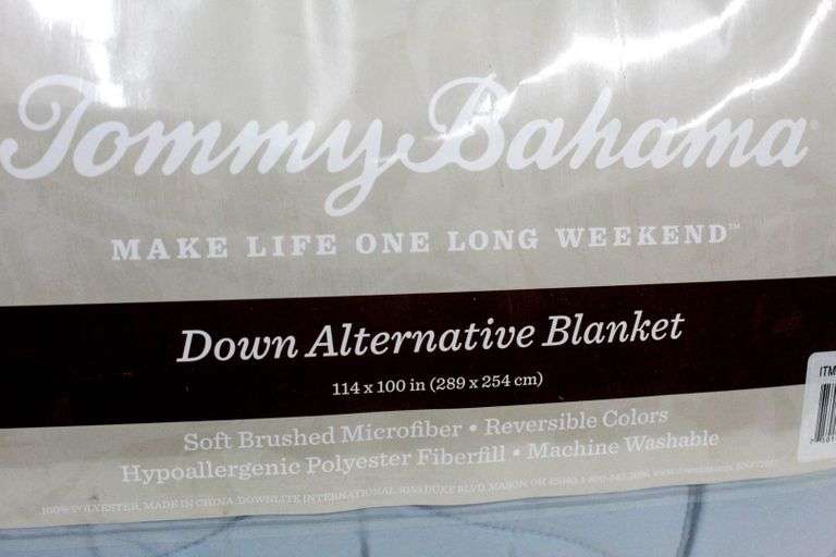 Tommy bahama down online alternative blanket