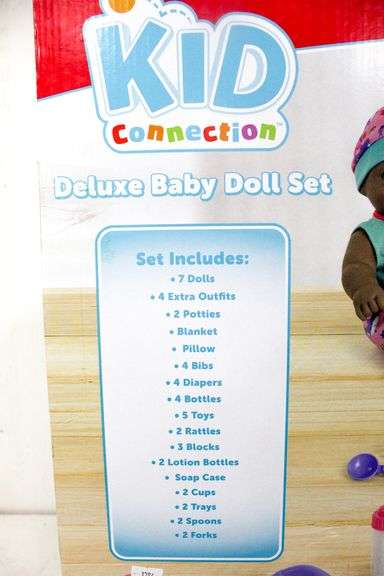 Kid connection deluxe on sale baby doll set